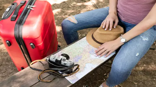 Packing suitcase for India guided tour