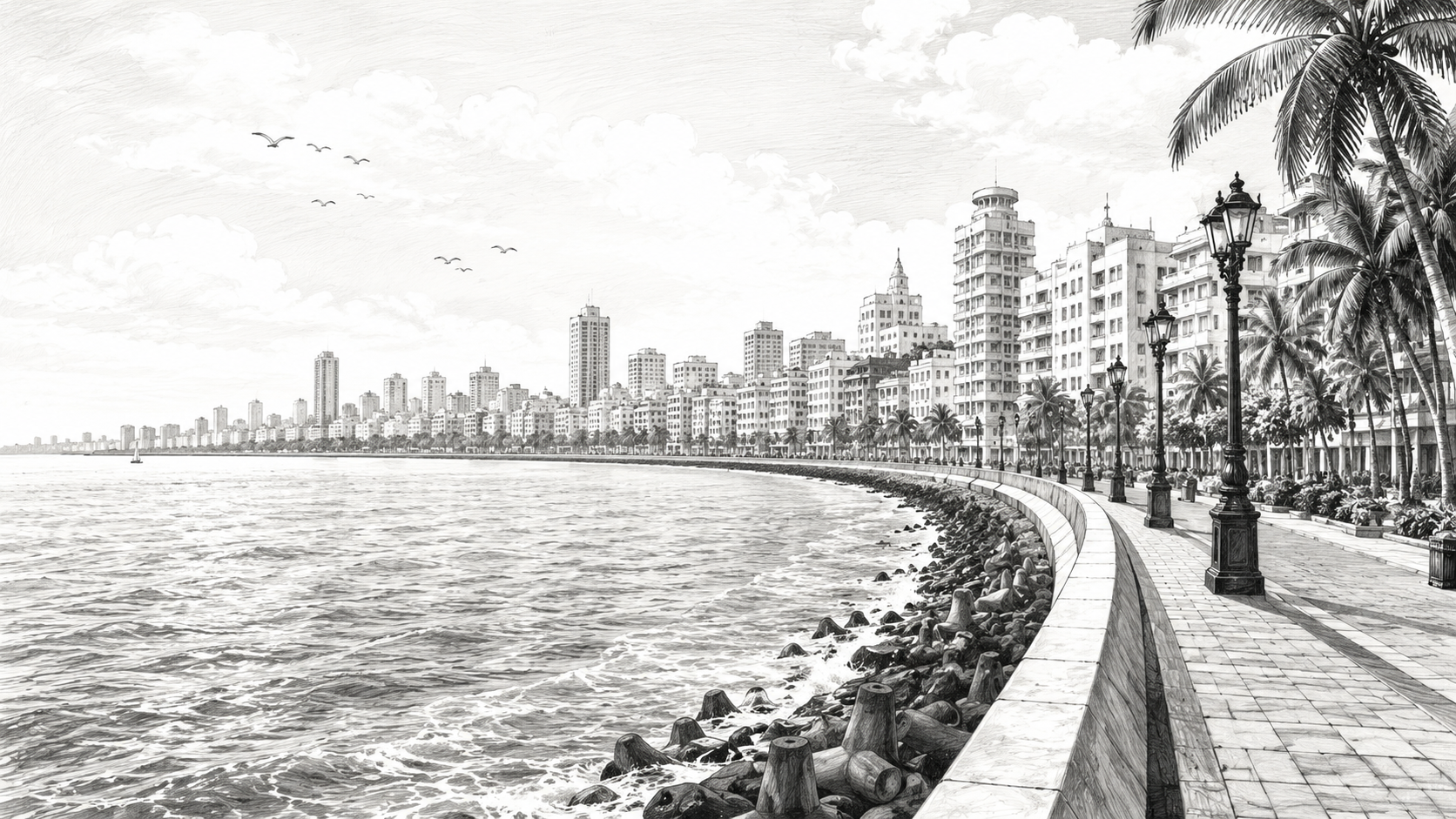 Marine Drive Mumbai